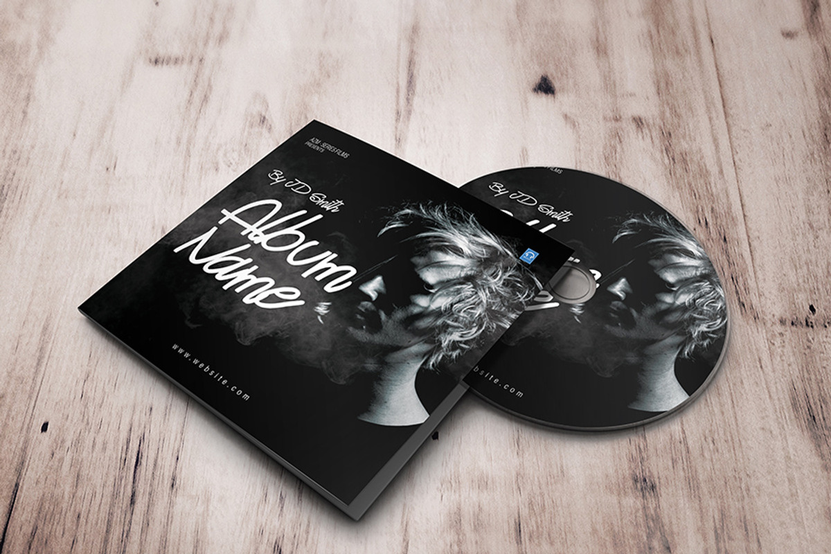 CD/DVD Album Cover Template, a Stationery Template by Awns Creators (Photo 5 of 9)