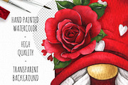 Valentine Gnomes PNG Clipart, an Illustration by Color and Decor (Thumbnail 4 of 7)