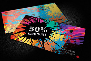 COLORFUL - Gift Voucher Card