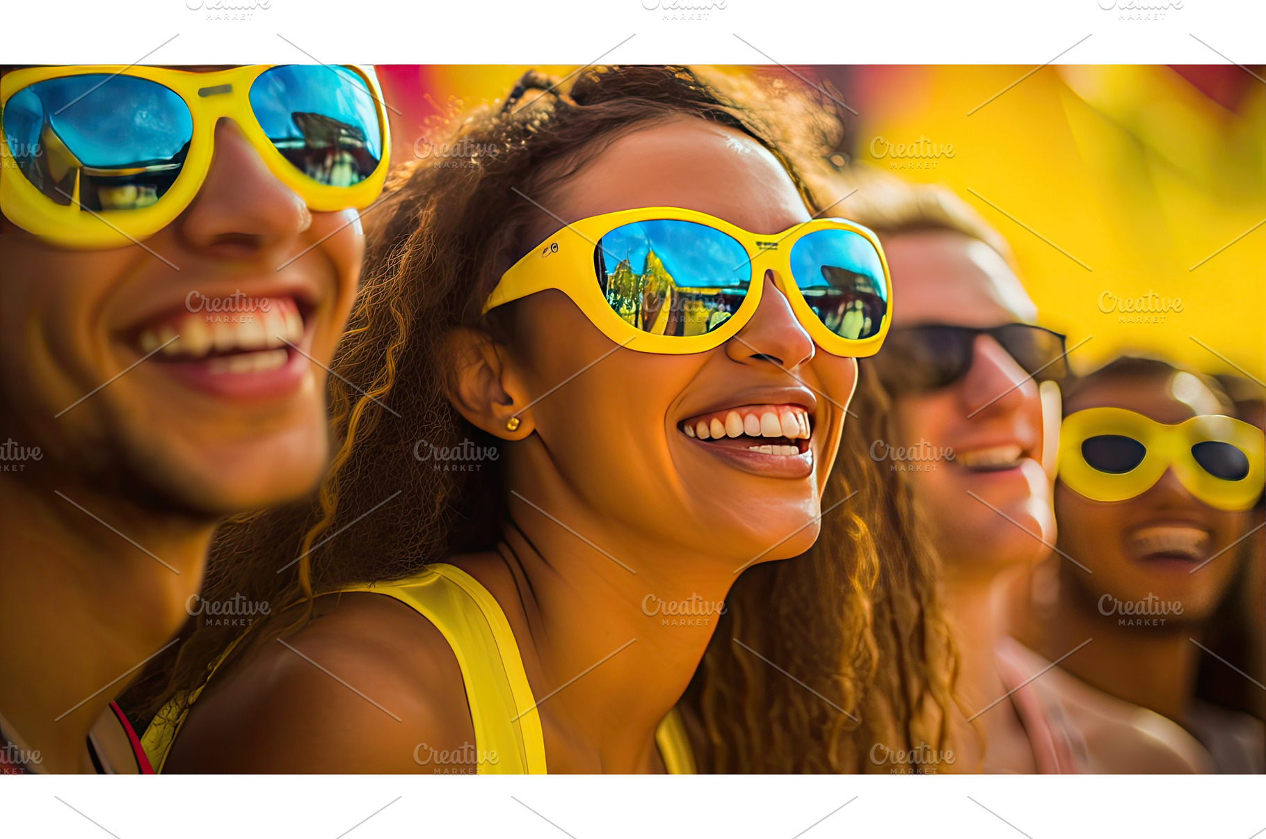 accessory yellow glasses ai, a Beauty & Fashion Photo by pikepicture