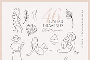 Woman for Women Abstract & line, an Illustration by Kate Macate (Thumbnail 6 of 9)