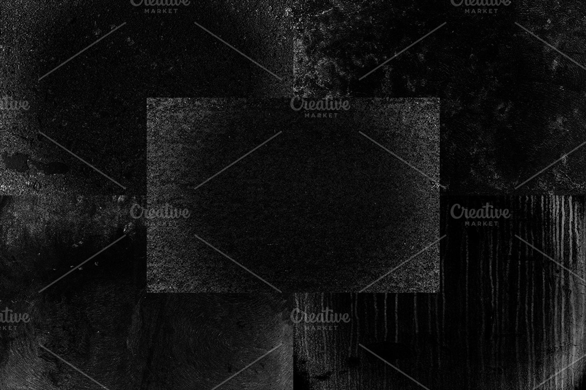 Grunge Vignette Texture Overlays 1 preview 3