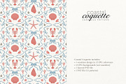 Coastal Coquette Seamless Pattern, a Pattern Graphic by Dina Mae (Thumbnail 3 of 14)
