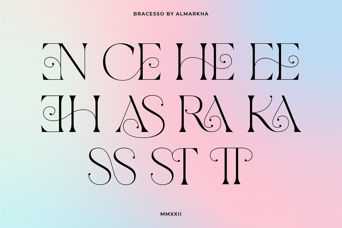 Bracesso - Stylish Display Serif, a Serif Font by Almarkhatype (Photo 10 of 11)
