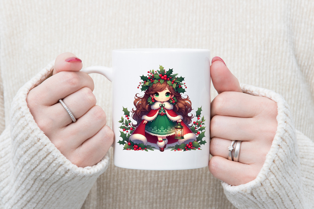 Funny Old Lady Christmas Sublimation, an Illustration by Designking (Photo 3 of 4)