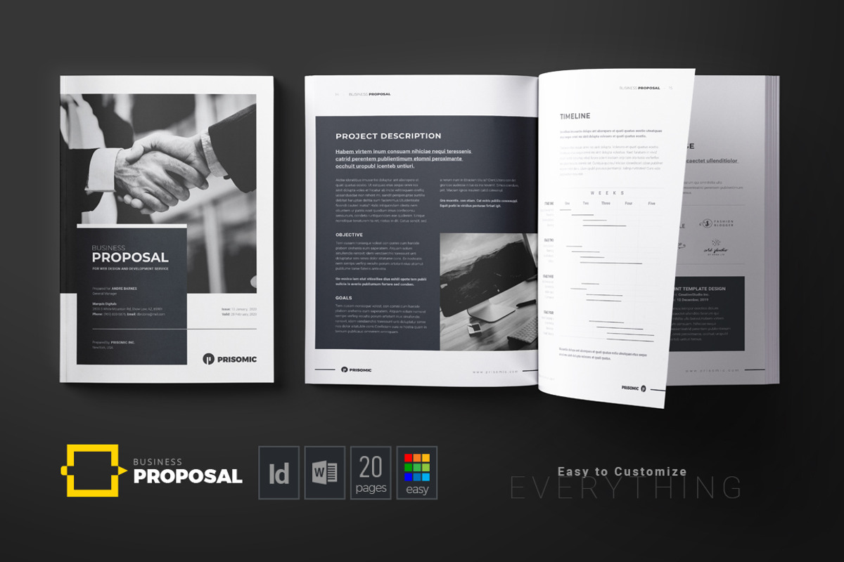 Business Proposal, a Brochure Template by DesignJanala (Photo 1 of 9)
