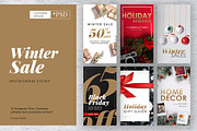 Winter Sale Instagram Stories, a Social Media Template by Louds Studio (Thumbnail 1 of 6)