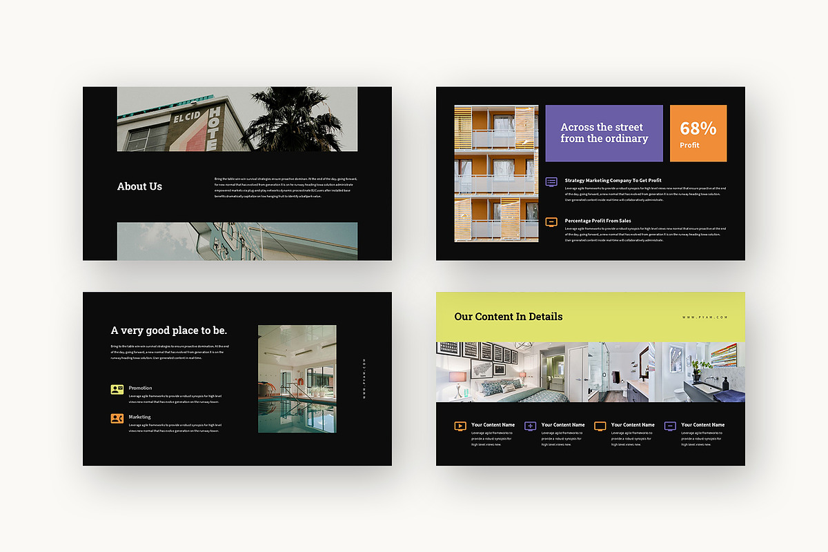 Pyam : Hotel Showcase Powerpoint, a Presentation Template by Punkl Camp (Photo 10 of 16)
