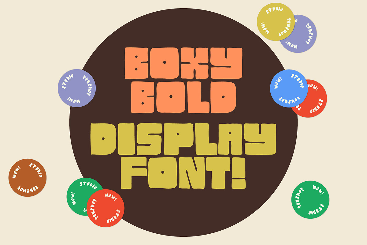 Blockie - Hand-lettered Display Font, a Font by Studio Funshop by Kelli (Photo 5 of 13)