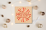 Retro Christmas Greeting Cards, a Decorative Illustration by Art's and patterns (Thumbnail 11 of 19)