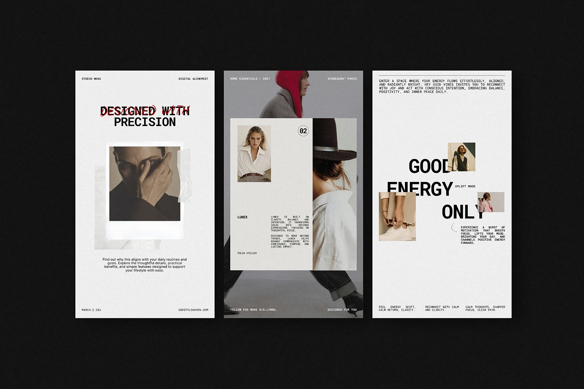 ZENO | Instagram Template (II), a Social Media Template by The Aesthetic Studio (Photo 2 of 10)