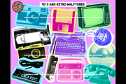 Procreate Halftone Photo Collage Set, a Brush Add-On by AlwaysBeColoring (Thumbnail 8 of 13)