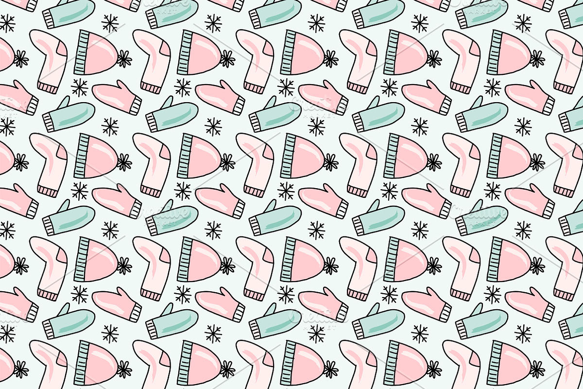 Winter patterns, a Pattern Graphic by Lyolya Profitrolya (Photo 4 of 5)