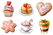 Watercolor Sweets Clipart, an Illustration by Watercolor design (Thumbnail 5 of 5)