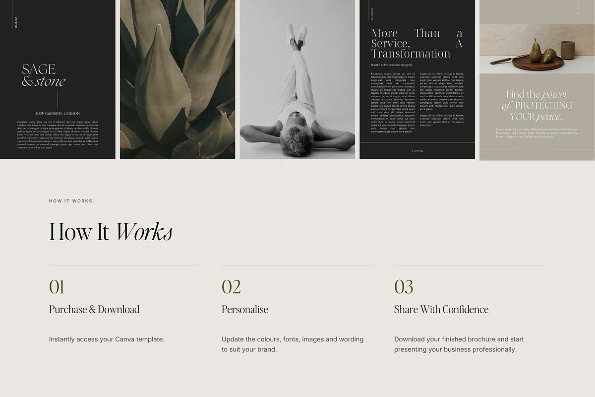 Editable Modern brochure | Zephyr, a Marketing Template by Adam and Grace (Photo 7 of 20)