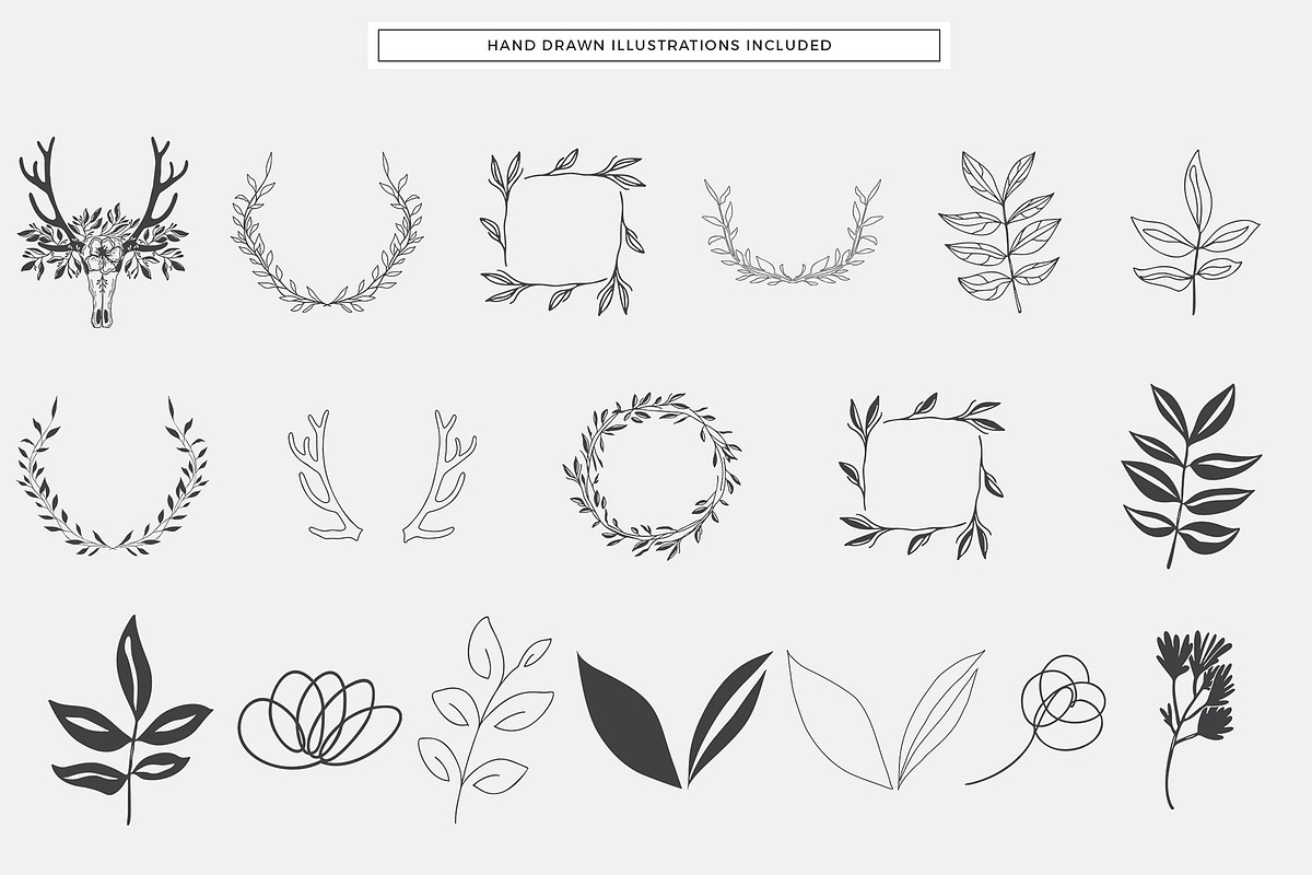 Remmí Hand-drawn Illustrations, a Seasonal Illustration by Feather & Sage Design (Photo 8 of 11)