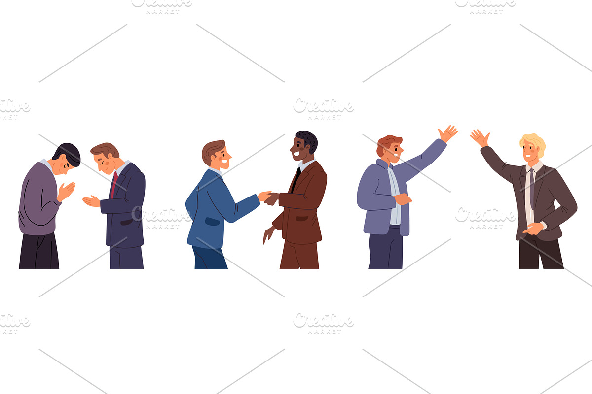 Businesspeople from different, a Person Illustration by Vectorbuum