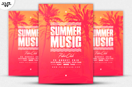 SUMMER MUSIC Flyer Template