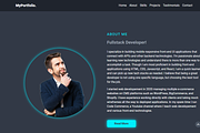 Dynamic Portfolio Website Template, a Landing Page Template by WebMasteryStudio (Thumbnail 5 of 7)