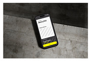 Concrete iPhone 14 Mockup, an iPhone Mockup by HAZARD MOCKUPS (Thumbnail 6 of 8)