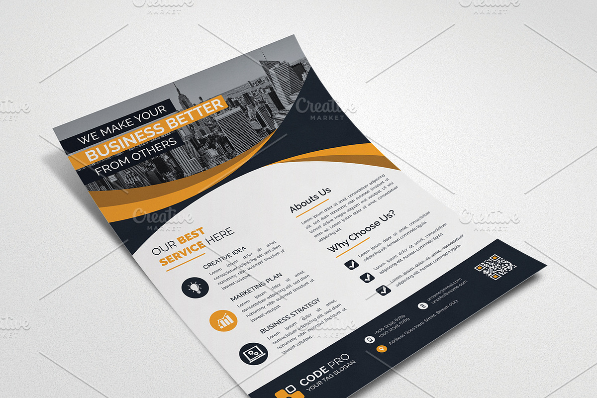 Flyers, a Flyer Template by pixelworkz (Photo 6 of 6)