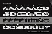 Glasset – Experimental Distort Font, a Sans Serif Font by Drizy (Thumbnail 6 of 10)