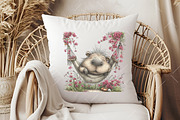 Whimsical Summer Capybara Clipart, an Illustration by OK Design (Thumbnail 6 of 6)