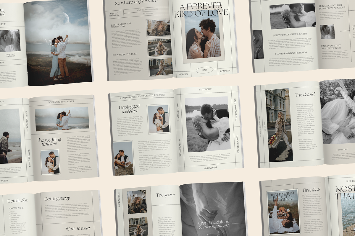 Wedding Photography Client Guide, a Marketing Template by Branding Babe Co. (Photo 2 of 9)