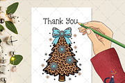 Christmas Leopard Print Tree With Bo, an Illustration by Creative Art (Thumbnail 4 of 6)