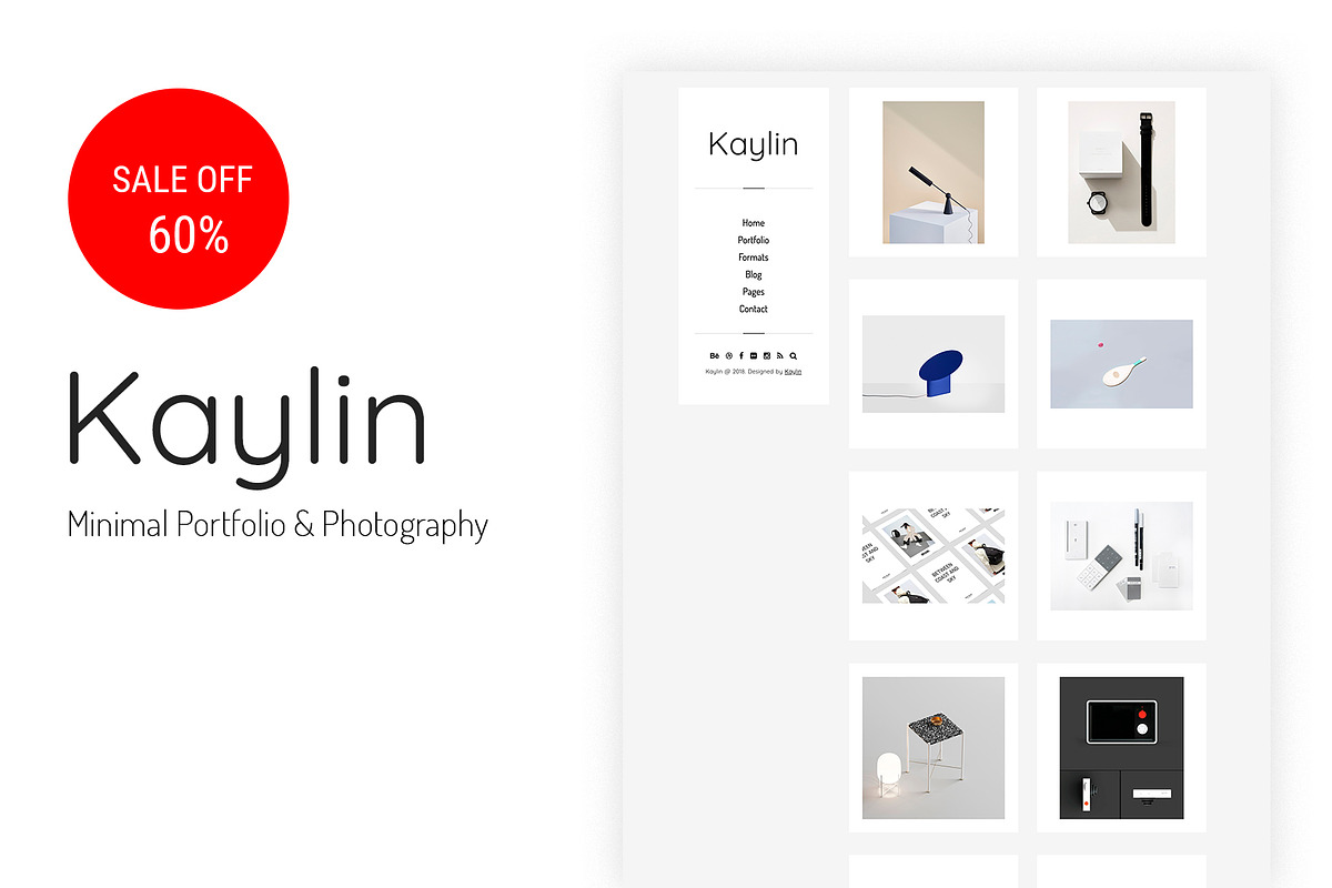 Kaylin - Portfolio & Photography, a WordPress Template by kaiwp