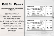 Editable Boarding Pass Template, an Invitation Template by YasdeyDesigns (Thumbnail 5 of 9)