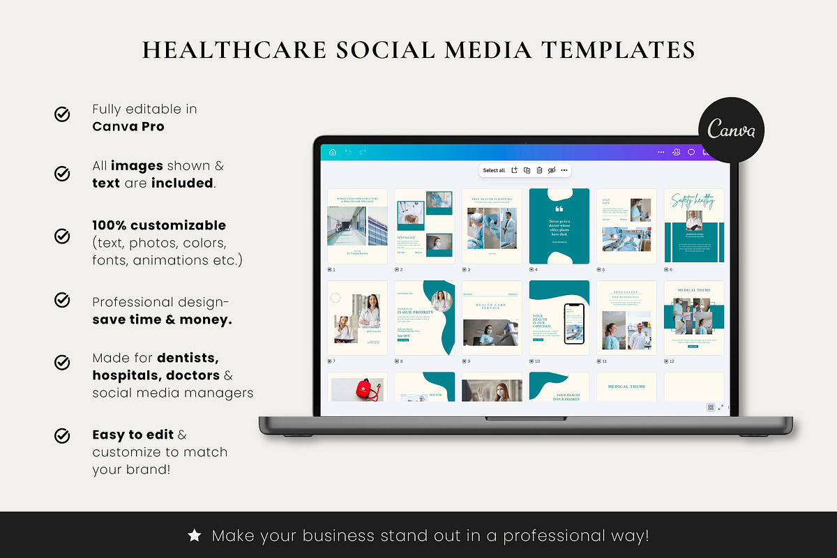 Clinic & Dentist Social Templates preview 5