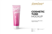 Cosmetic Tube Mockup Template, a Packaging Mockup by iconisusmockup (Thumbnail 1 of 3)