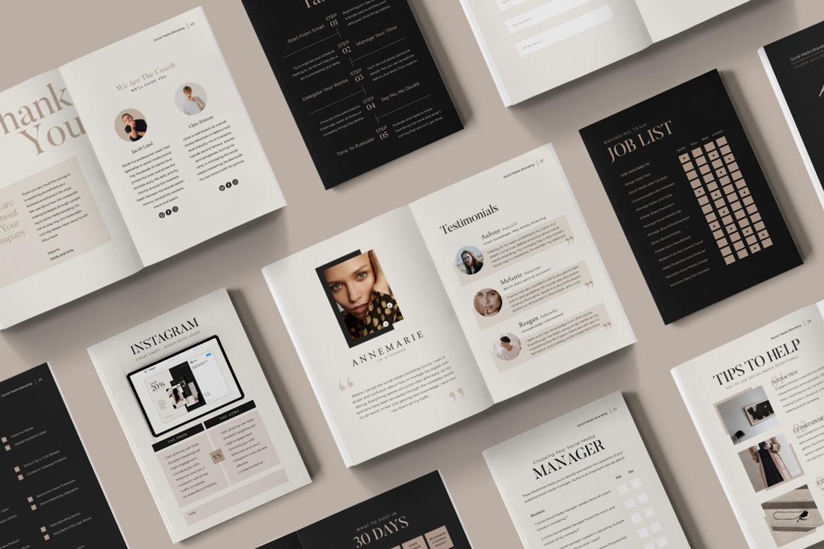 Workbook Creator For Coach CANVA PS, a Magazine Template by Eviory (Photo 3 of 31)