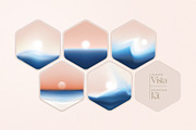 Summer Vista - Nautical Branding Kit, a Pattern Graphic by Polar Vectors (Thumbnail 4 of 21)