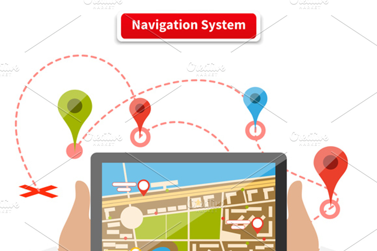 Navigation System, an Illustration by robuart