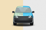 Mini Van Mockup - 6 views, an Advertising Mockup by Illusiongraphic (Thumbnail 9 of 20)
