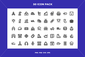 Winter icons, an Outline Icon by Wencory
