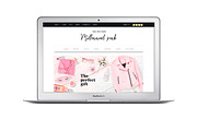 Millennial pink custom scene creator, a Books & Magazine Mockup by Negative Space (Thumbnail 2 of 4)