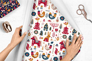 Scandinavian Christmas collection, an Animal Illustration by MoleskoStudio (Thumbnail 17 of 17)
