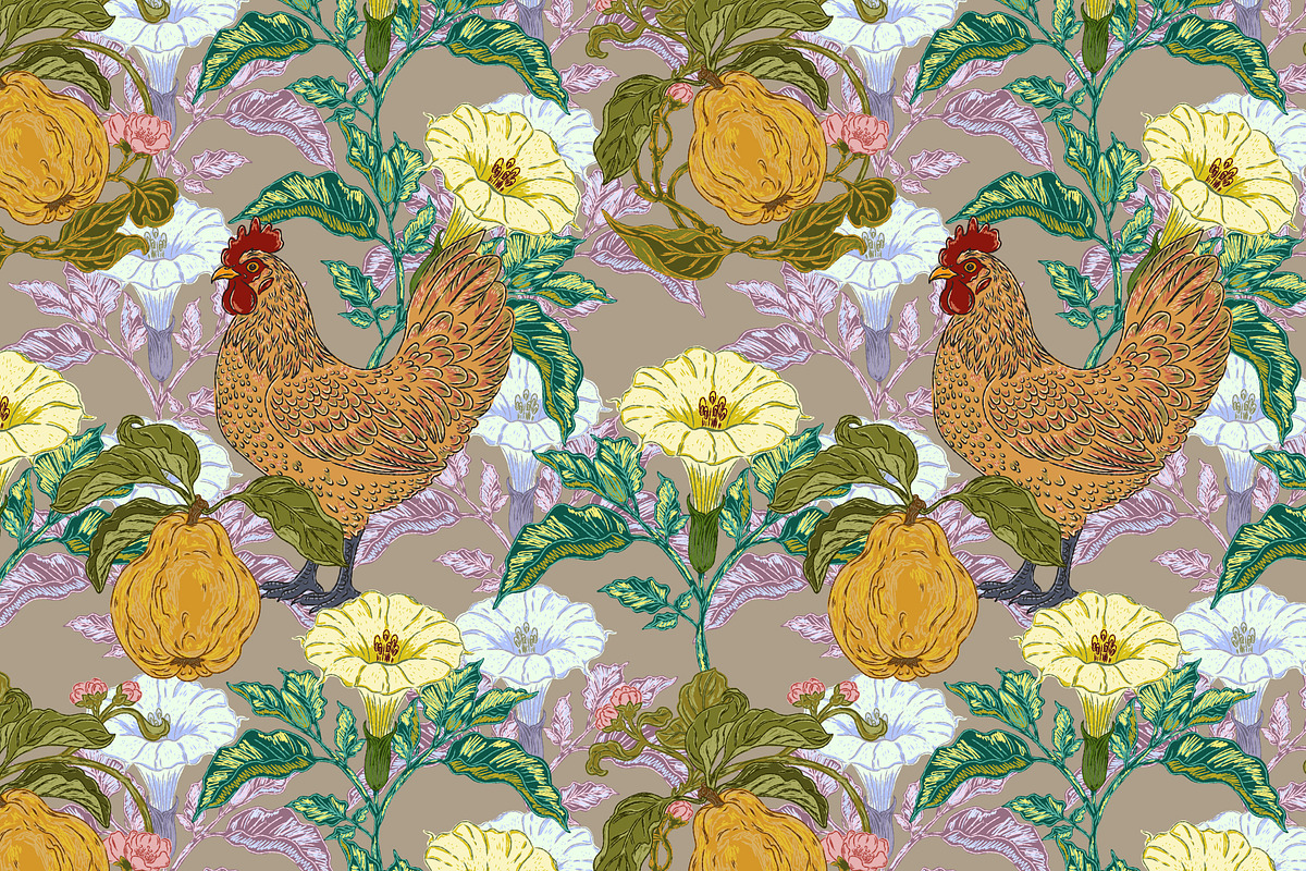 8 patterns Farmhouse set, a Pattern Graphic by NayaChu (Photo 6 of 20)