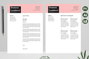 Clean CV Design Template, a Resume Template by Attractive Resume (Thumbnail 3 of 3)