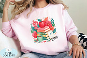Boho Floral Teacher Png, a Seasonal Illustration by Daily.Designs (Thumbnail 3 of 5)