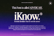 Advercase Font, a Serif Font by Indieground Design Inc. (Thumbnail 3 of 10)