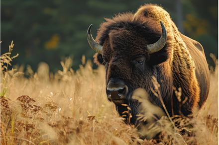 Resilient American bison nature, an Animal Photo by Ylivdesign