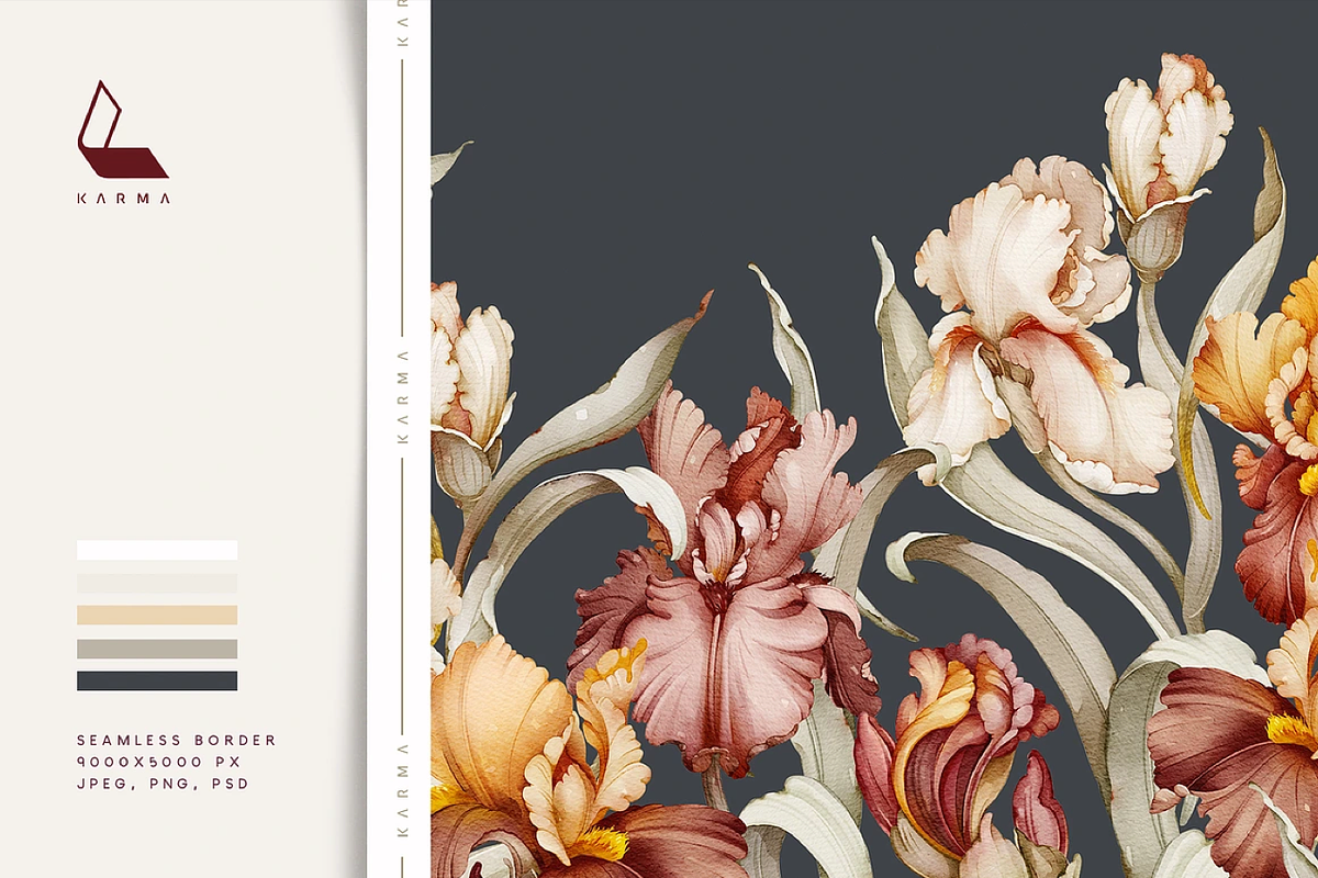 Bloom Poetry – 8 in 1 Luxury Floral, an Illustration by Karma (Photo 28 of 66)