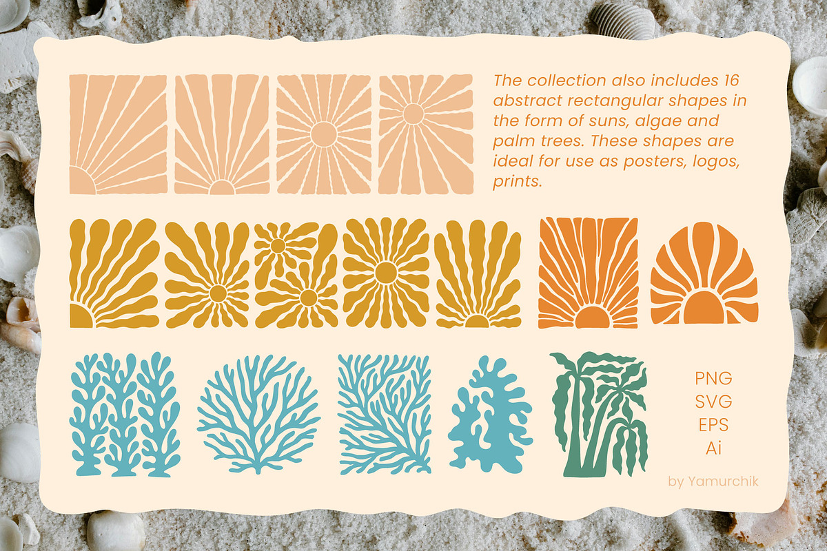 Boho Coastal Charm Summer Collection, an Object Graphic by Yamurchik (Photo 14 of 14)