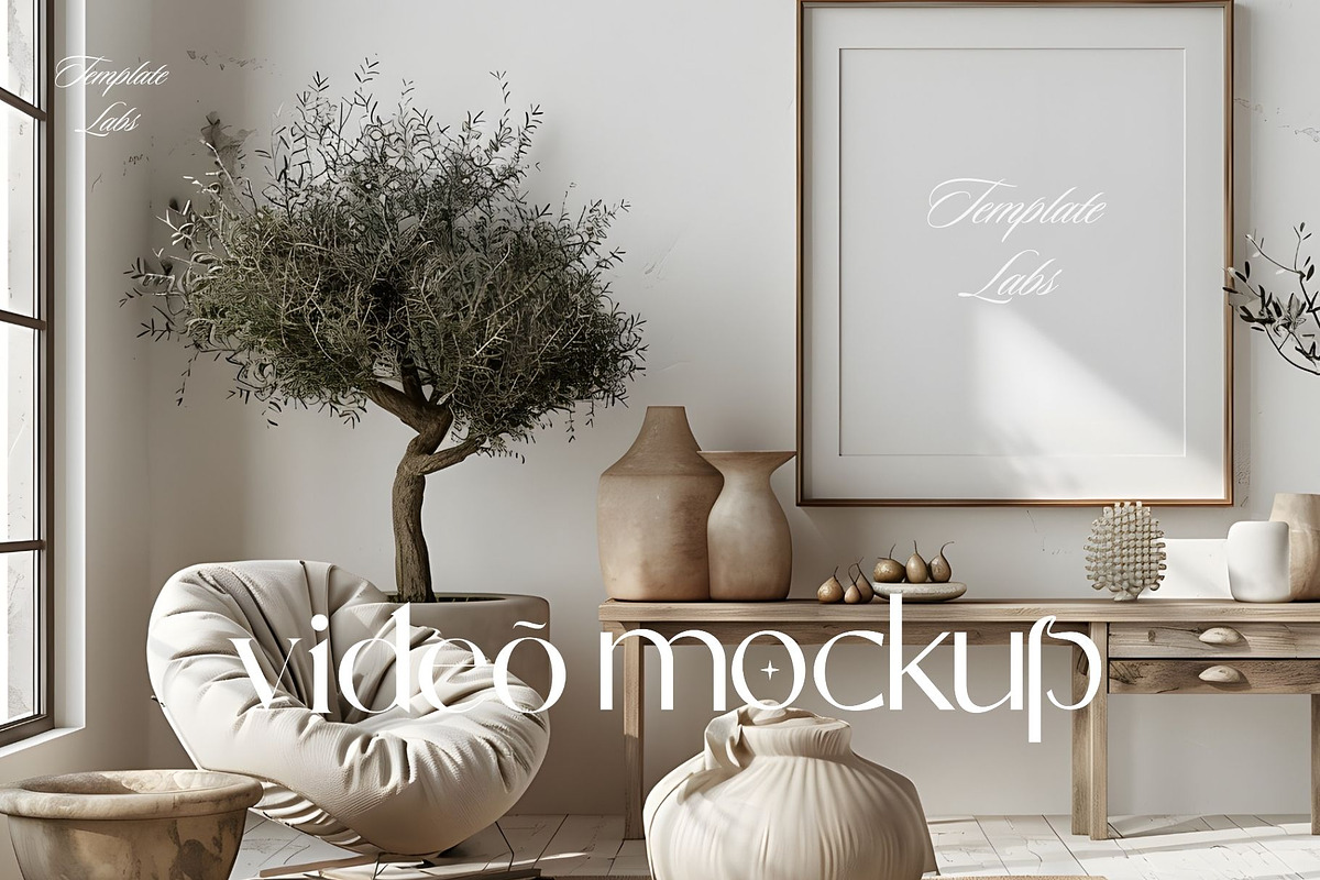 Video Frame Mockup, a Household Mockup by Templatelabsdesign (Photo 5 of 6)