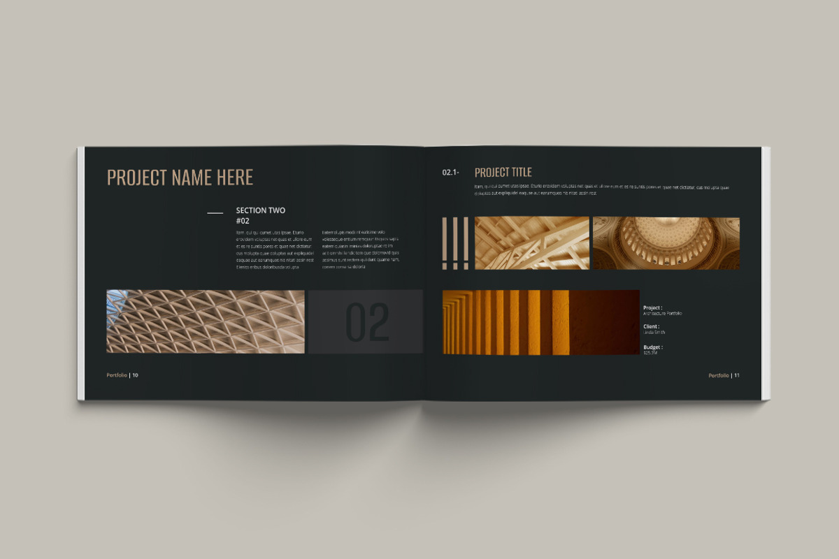 Architecture Portfolio Landscape, a Brochure Template by Pixelpick (Photo 6 of 11)