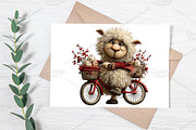 Whimsical Easter Sheep Clipart PNG, an Illustration by Canvas Craft (Thumbnail 6 of 7)